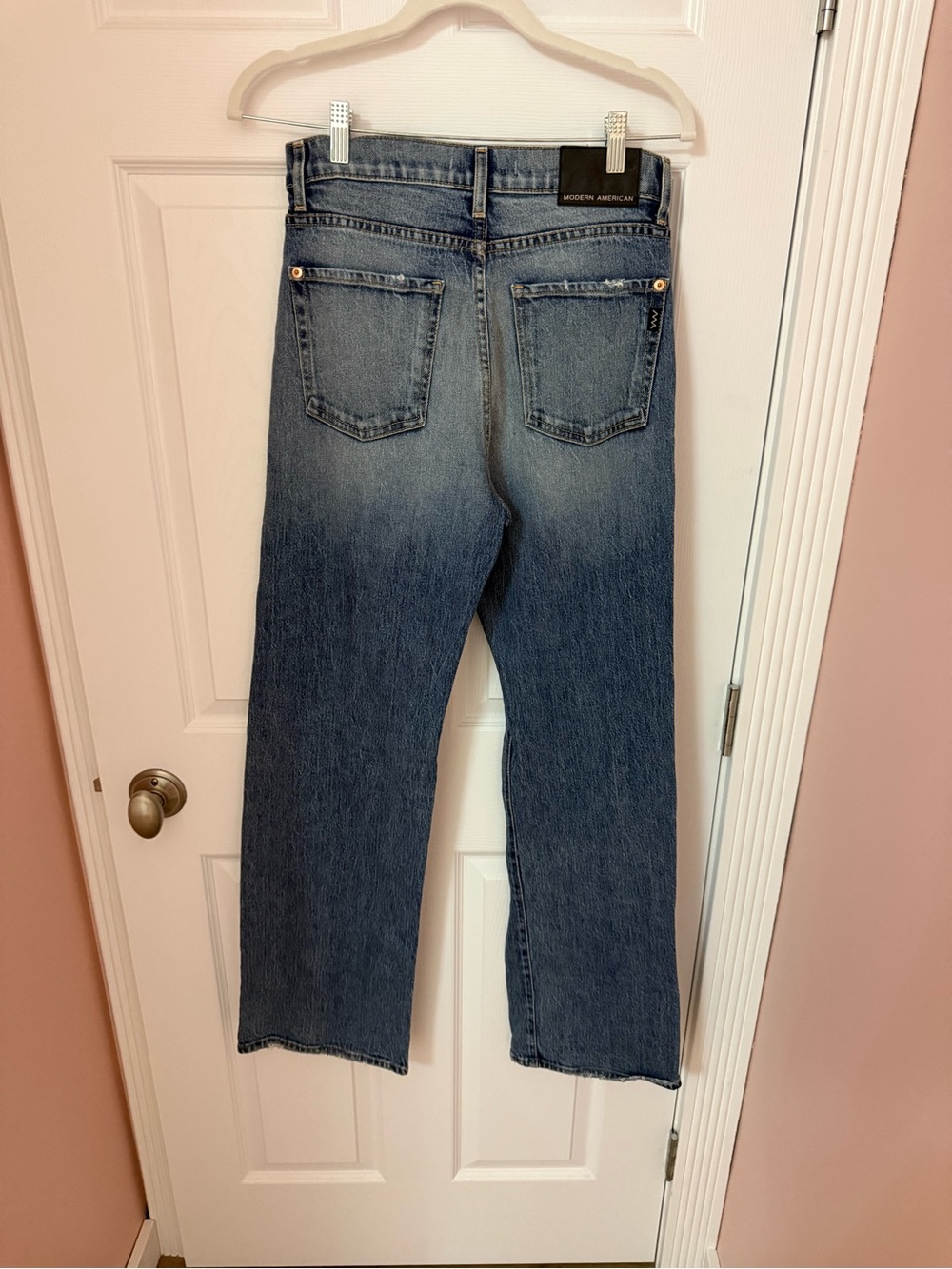 Modern American High-Rise Straight Leg Jeans - size 27